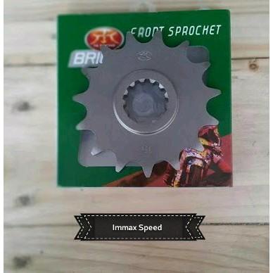 Gear Sprocket Ninja 250 R Fi Z250 Kawasaki Gir 520 12T 13T 14T 15T 16T 12 13 14 15 16 Depan Dpn N250