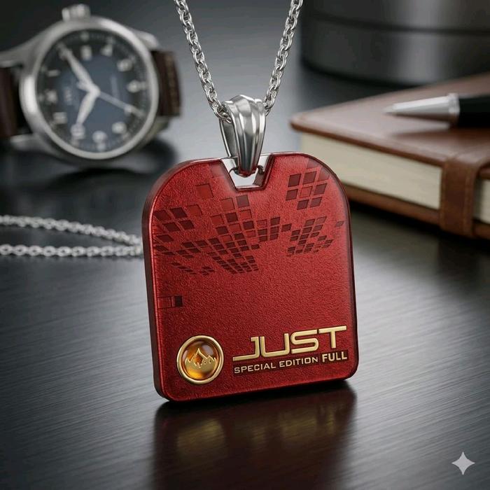 JUST Special Edition Full Kalung Merah dengan Desain Unik dan Elegan