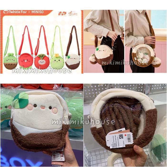 READY MINISO x TWINKLE FAIR Tas Selempang Plush Slingbag LADS Love & DeepSpace Boneka Succulent Bunn
