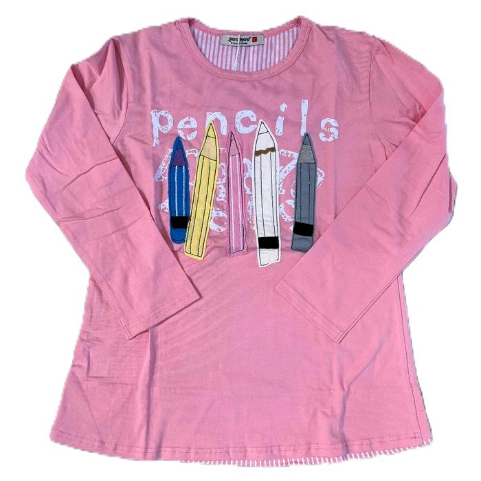 Kaos Louisa Lengan Panjang Anak Perempuan