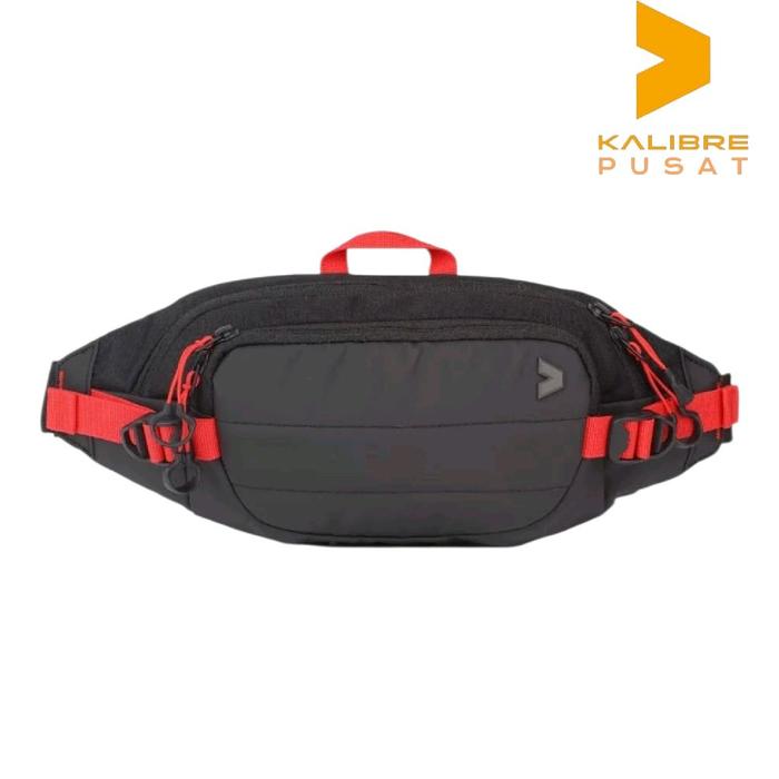 KALIBRE WAIST BAG CRONTVENT 2L BLACK ORIGINAL TAS PINGGANG KALIBRE CRONTVENT 2L ORIGINAL TAS PRIA WA