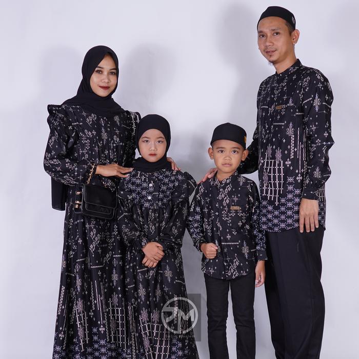 Salim_Moslem - AMIRA Famiy Sarimbit Keluarga Set Couple Lebaran 2025 Baju Couple