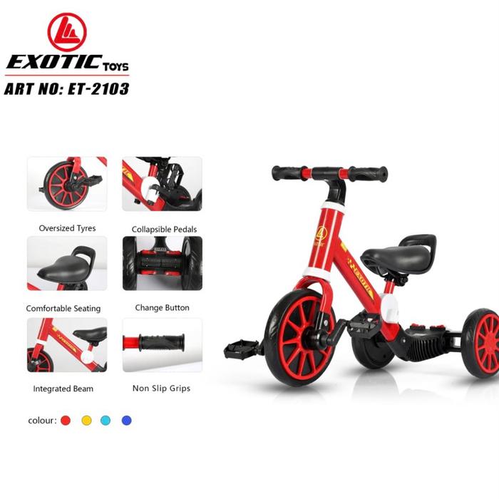 "Jual Produk sepeda balance PushBike Balance Bike tiga roda ''
