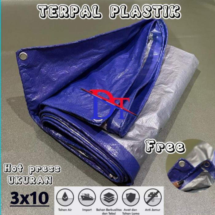 TERPAL PLASTIK A3 UKURAN 3x10 METER