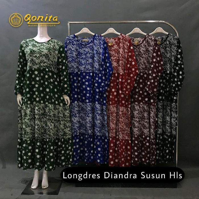 Daster Qonita _Longdress Diandra susun