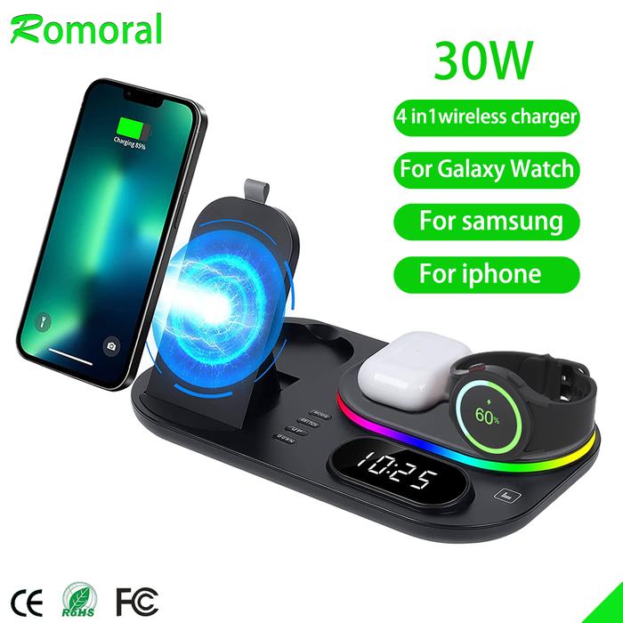 Wireless Charger For SamSung galaxy S21 S20 S10 Watch Charger For