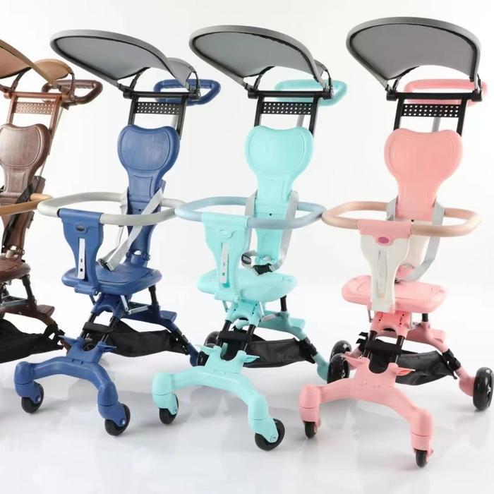 GRATIS ONGKIR 【Live Exclusive Only】25 Colors FLYBB Magic Stroller Baby 2 Way Travel Lightweight Fold