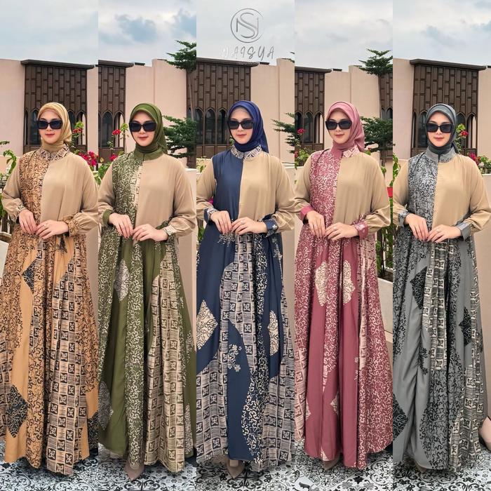 Fahrina Dressby NSY Gamis Busui Kondangan Simple Mewah Elegant
