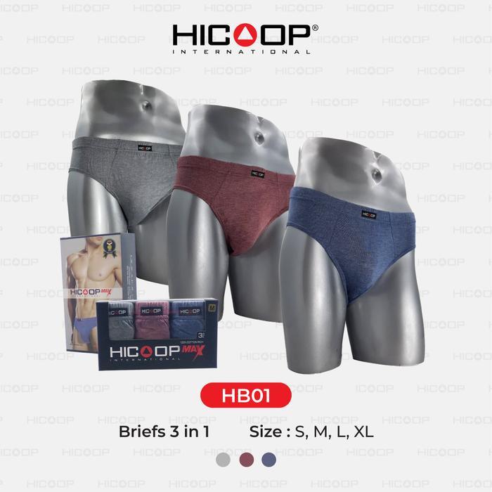 Terbaru Celana Dalam Pria Dewasa Hicoop Men Hb-01