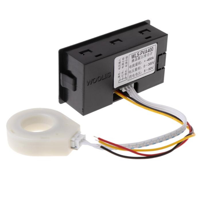 DC300V 100A 200A 400A Hall Effect Coulometer Digital Voltmeter