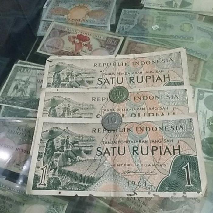 Terlaris! promo set uang 23 rupiah super murah asli coin 10+10 dan kertas 3 lembar