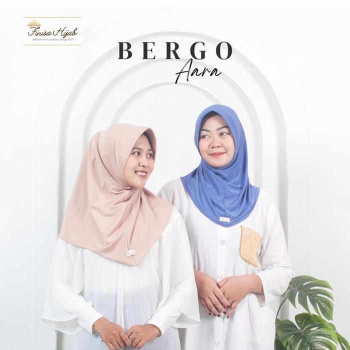 Finisahijab - Hijab Bergo Instan Aara Size S | Jersey Premium | Hijab Instan