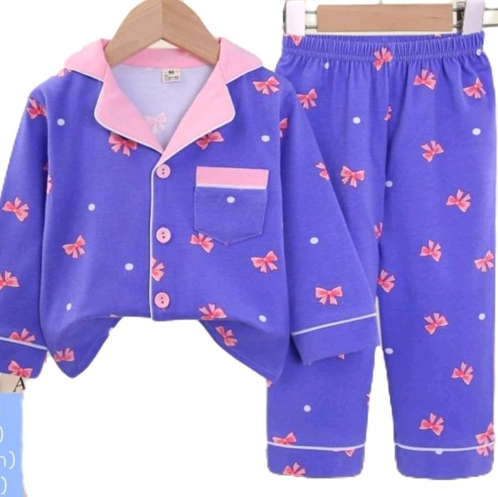 Baju Tidur Anak Organik Cotton Premium Import