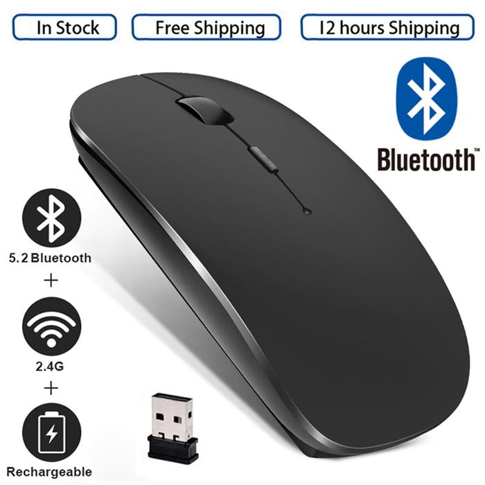 Rechargeable Wireless Mouse Bluetooth Mouse Computer Ergonomic Mini