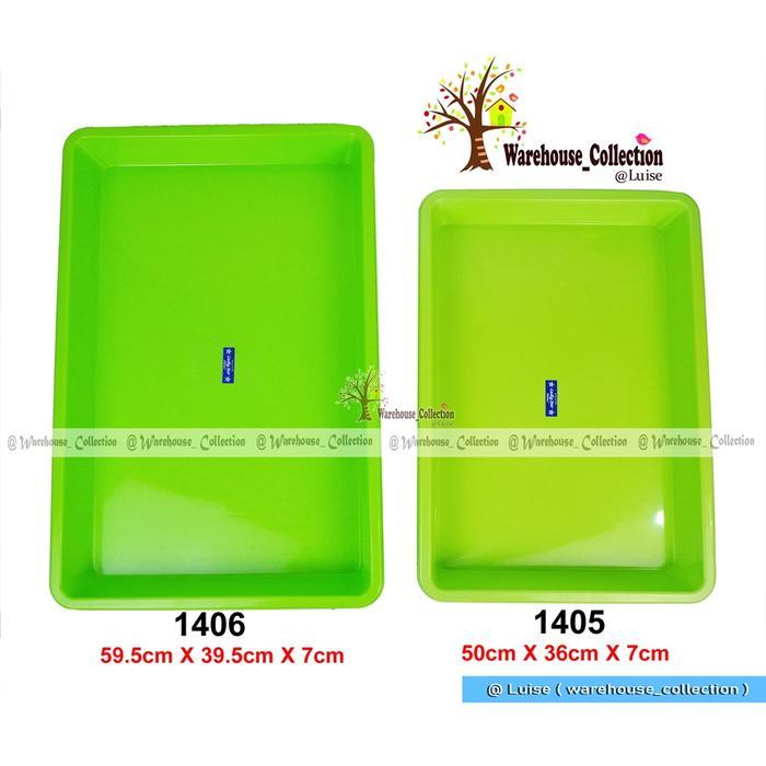 Nampan Segi Plastik Jumbo Lucky Star 1406 dan 1405/ Nampan Besar / Baki Jumbo Lucky Star