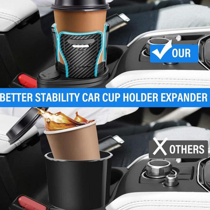 Universal Car Cup Holder Expander Convenient Versatile Cup Holder