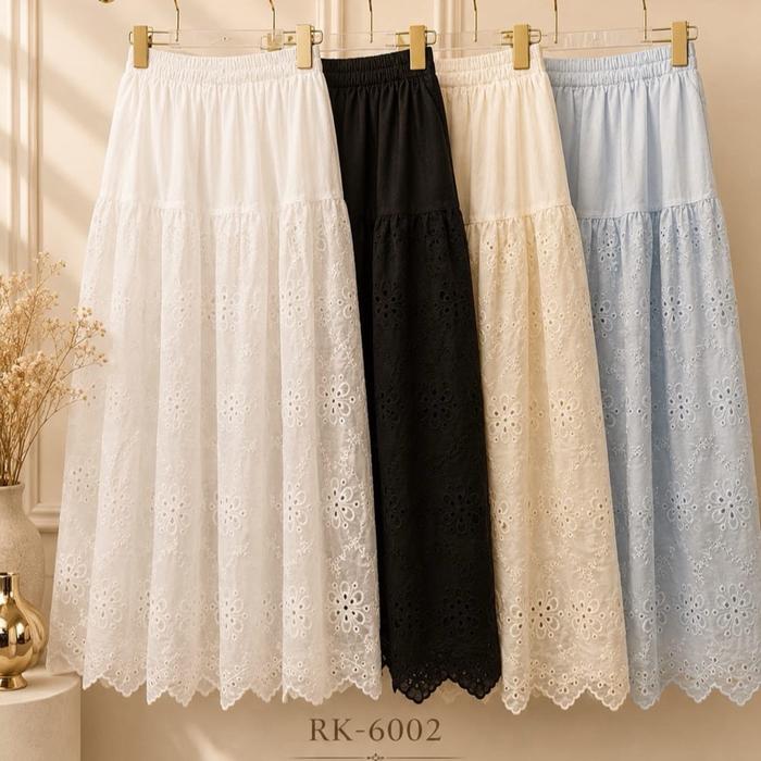 Rok import Organza Bunga | Kode 212 | Rok Organza