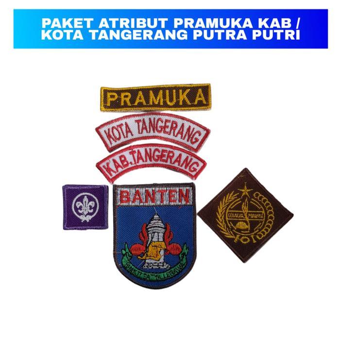 PAKET BET BORDIR ATRIBUT PRAMUKA KAB/KOTA TANGERANG PUTRA PUTRI