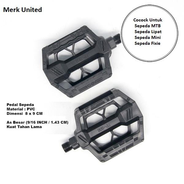 Pedal Sepeda AS Besar United FP 808 Sepeda MTB / Lipat / Mini / Fixie