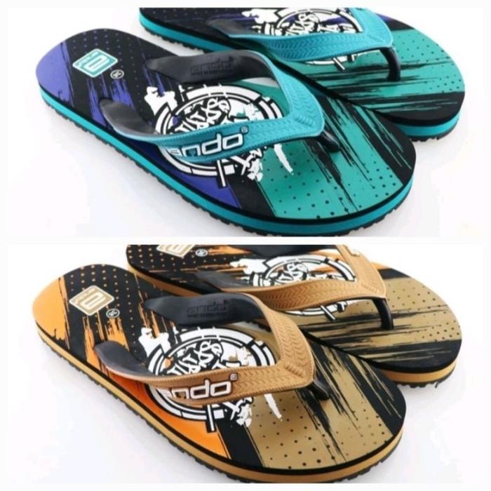 SANDAL JEPIT ANDO JAMAIKA 02 / ANDO FANKA ANDO GOTHAM ANDO SANDAL ANDO MOTIF PRIA DEWASA TRO FOREST