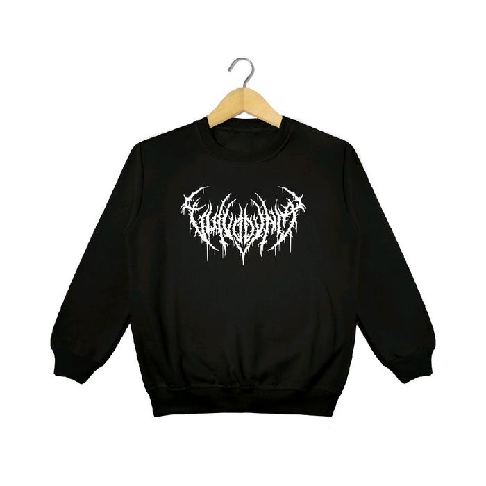 Sweater Crewneck Anak Laki Laki BLACK METAL Usia 5-15 tahun Switer Anak Cowok MetaL Hitam Fashion