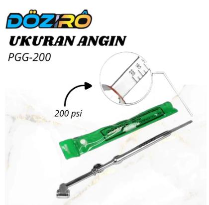 Ukuran Angin PGG-160 PGG- Doziro | Alat Ukur Tekanan Angin Ban 160psi 200 psi