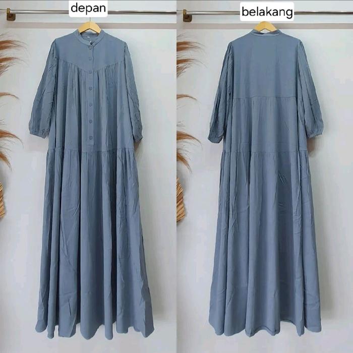 GAMIS POLOS SUSUN 3 rayon twil terbaru