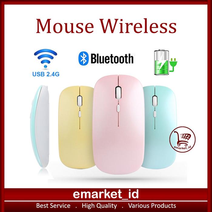 Mouse Wireless Bluetooth / Mini Portable Phone Universal / Android Windows iOS