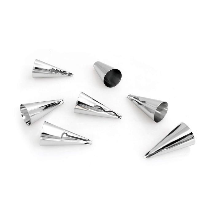 Isi 7 Spuit Rusia Spuit Renda Spuit Sepuit Dekorasi Kue Stainless