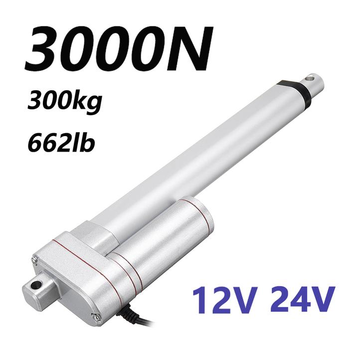 DC 12V 24V 3000N Electric Linear Actuator Linear Motor Moving