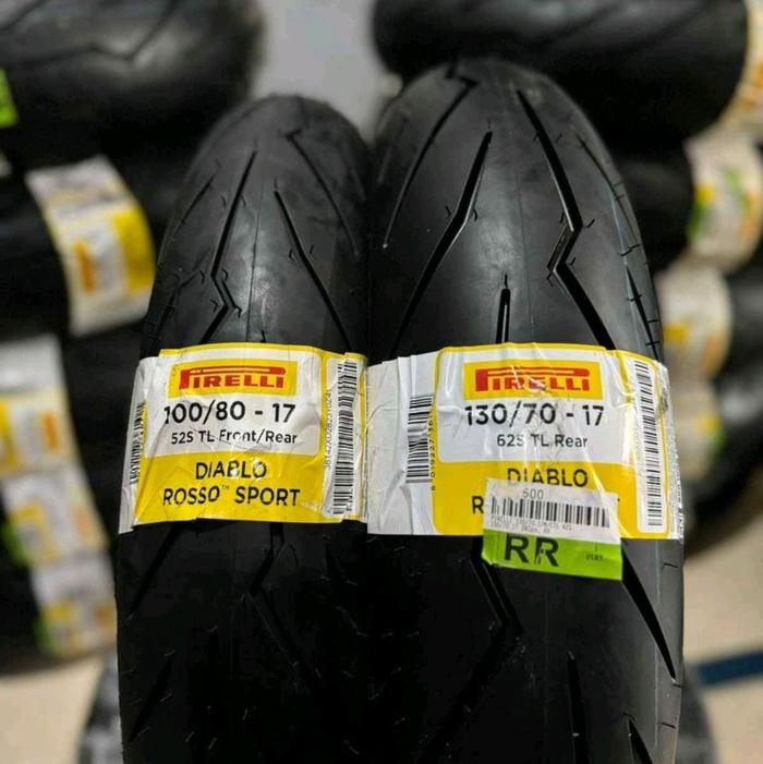 Paket PIRELLI 100/80-17 & 130/70-17