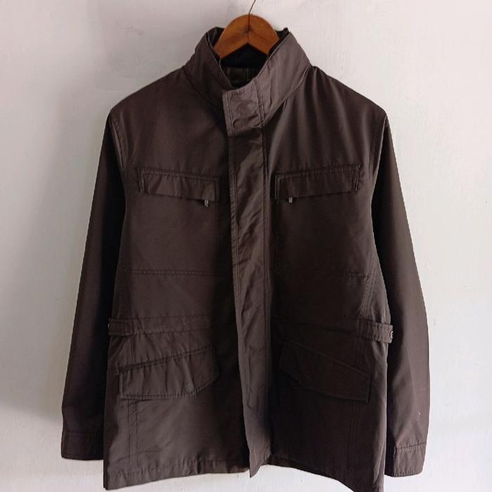 jaket parka nylon parasut wanita Arnaldo Bassini