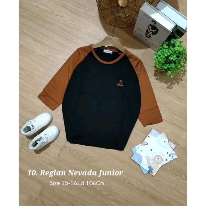 kaos raglan anak nevada / kaos nevada