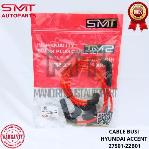 KABEL BUSI MOBIL HYUNDAI ACCENT 1SET SMT ORIGINAL BERGARANSI 27501-22B01 CAR