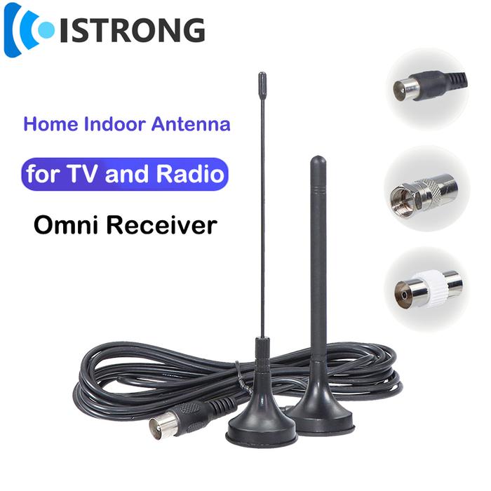 Home Indoor TV FM Antenna With Amplifier DVB-T/T2 Digital TV Radio