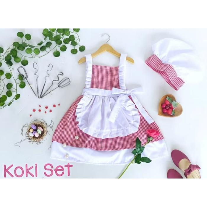 KOSTUM APRON CHEF//APRON CHEF ANAK