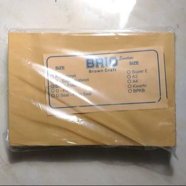 Amplop Coklat 1/2 Folio/Map Coklat 1/2 Folio/Envelope Samson 1/2 Folio/Amplop Coklat Setengah Folio