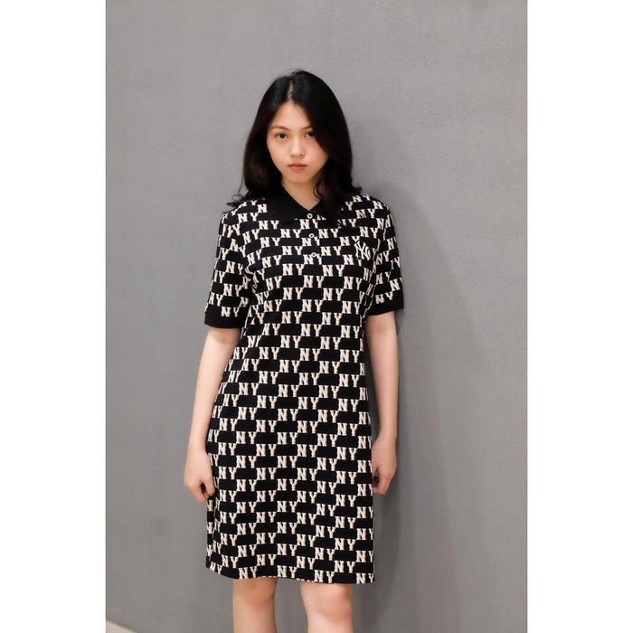 Mlb Ny Monogram Polo Dress