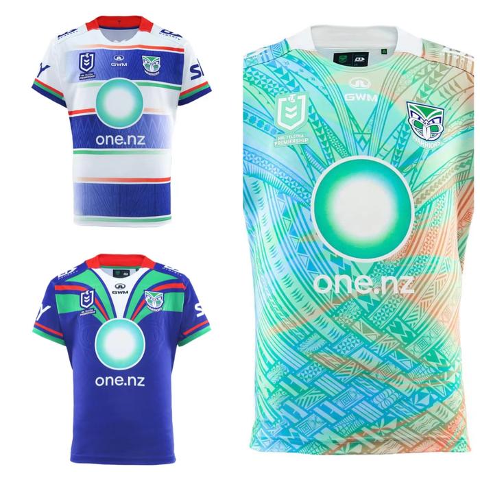 New 2025 Summer Sales Australia NRL New Zealand Warriors Men's Home Jersey Training Jersey Adult Bre