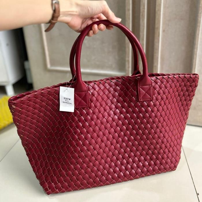 TAS BOTTEGA CABAT SIZE 38CM FREE MINI POUCH