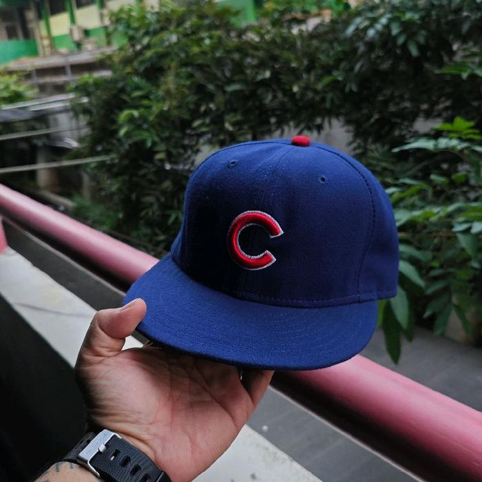 Topi Baseball Cap Navy “C” Logo New Era Style Size 7 1/2 (Fitted)