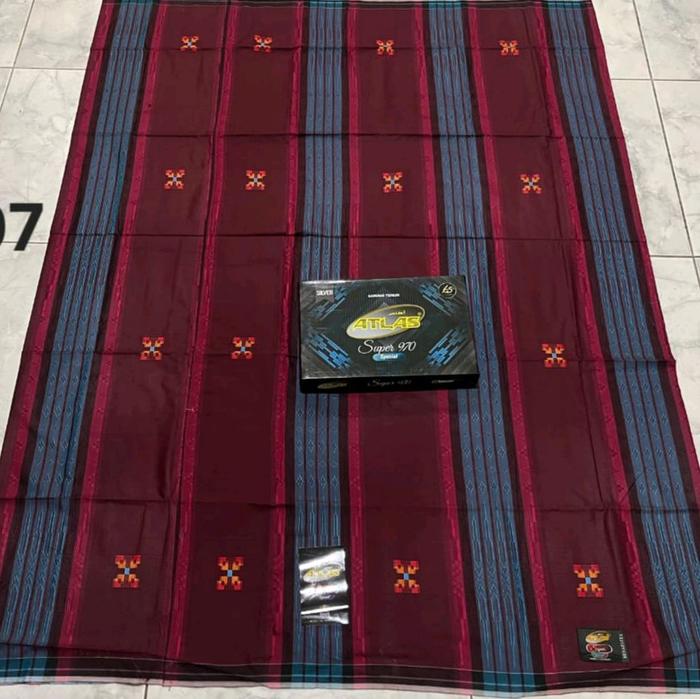 SARUNG ATLAS SUPER SPECIAL 970 SONGKET SILVER
