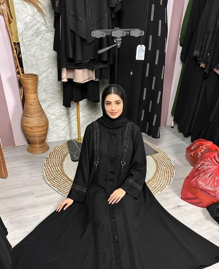 Abaya Aswaj Fursan Bahan Fursan untuk Muslim Wanita