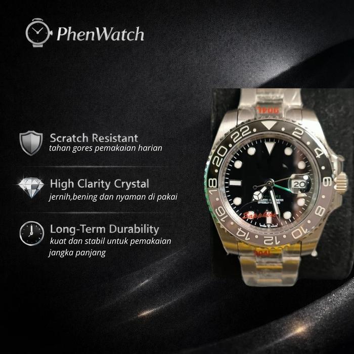 jam tangan pria GMT Master-2 waktu