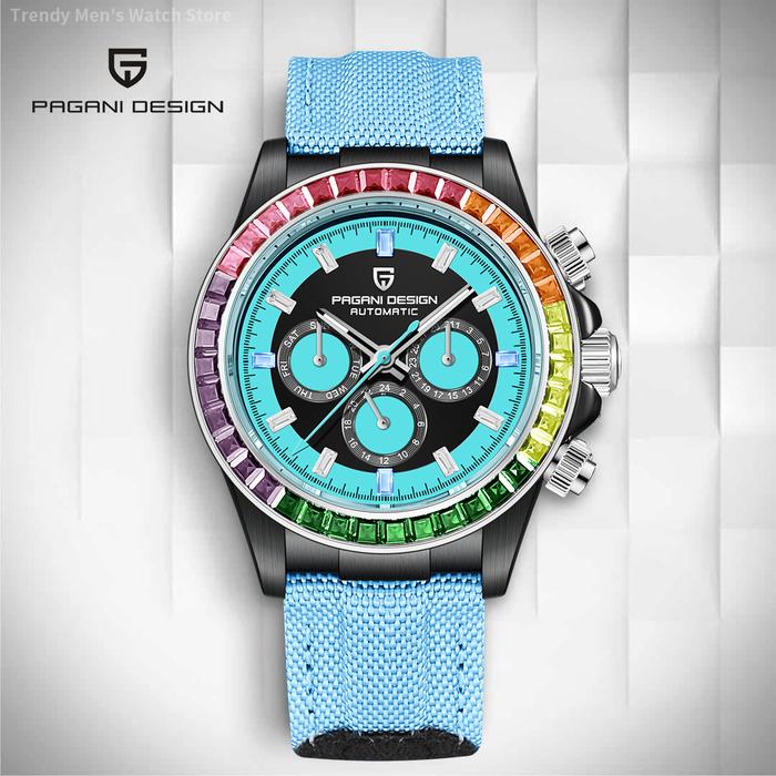 PAGANI DESIGN Rainbow Circle Luxury Automatic Watch For Men Sport