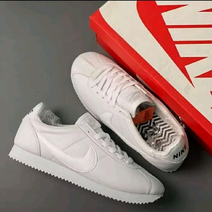 Sepatu Nike Cortez Full White 100% Authentic