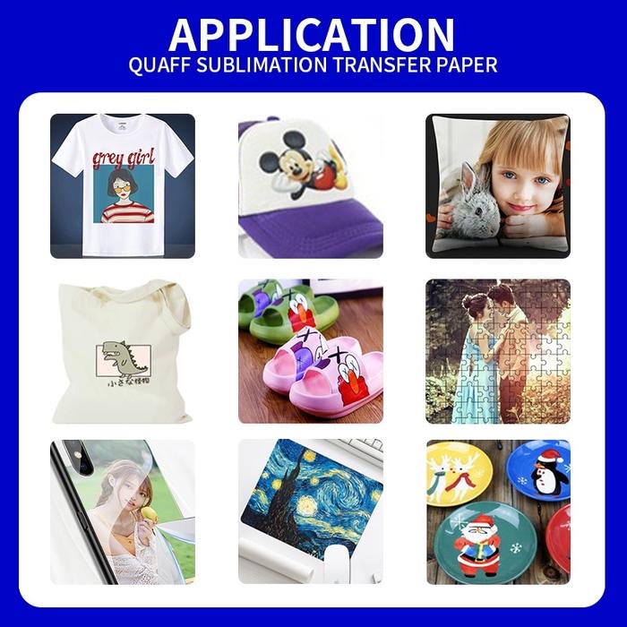 Kertas Sublimasi Fast Dry A4 100Lembar / A3 50Lembar 100gsm Kertas Sablon Sublim Transfer Paper
