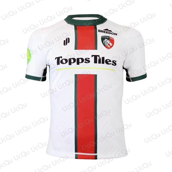 2025-26  New Arriavl England Leicester Tigers Rugby Home_Away Short Sleeve Suit For Adult_Kids Socce