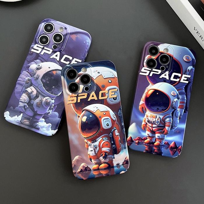 IPHONE Baru Kualitas Tinggi Luar Angkasa Astronot Film Hard Case