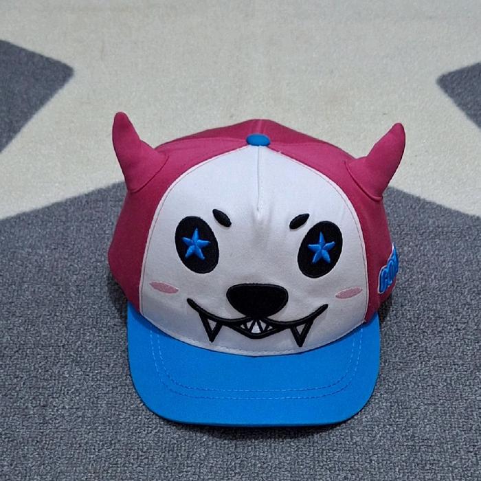 topi karakter  elstinko lucu unik second